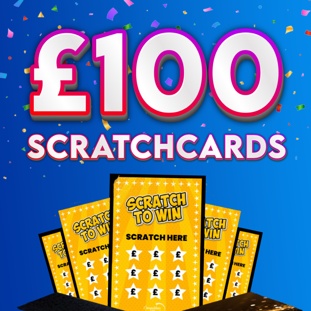 £100 WORTH OF SCRATCHCARDS